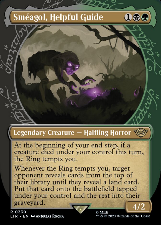Smeagol, Helpful Guide (Showcase Ring Frame) [The Lord of the Rings: Tales of Middle-Earth] | Good Games Cannington