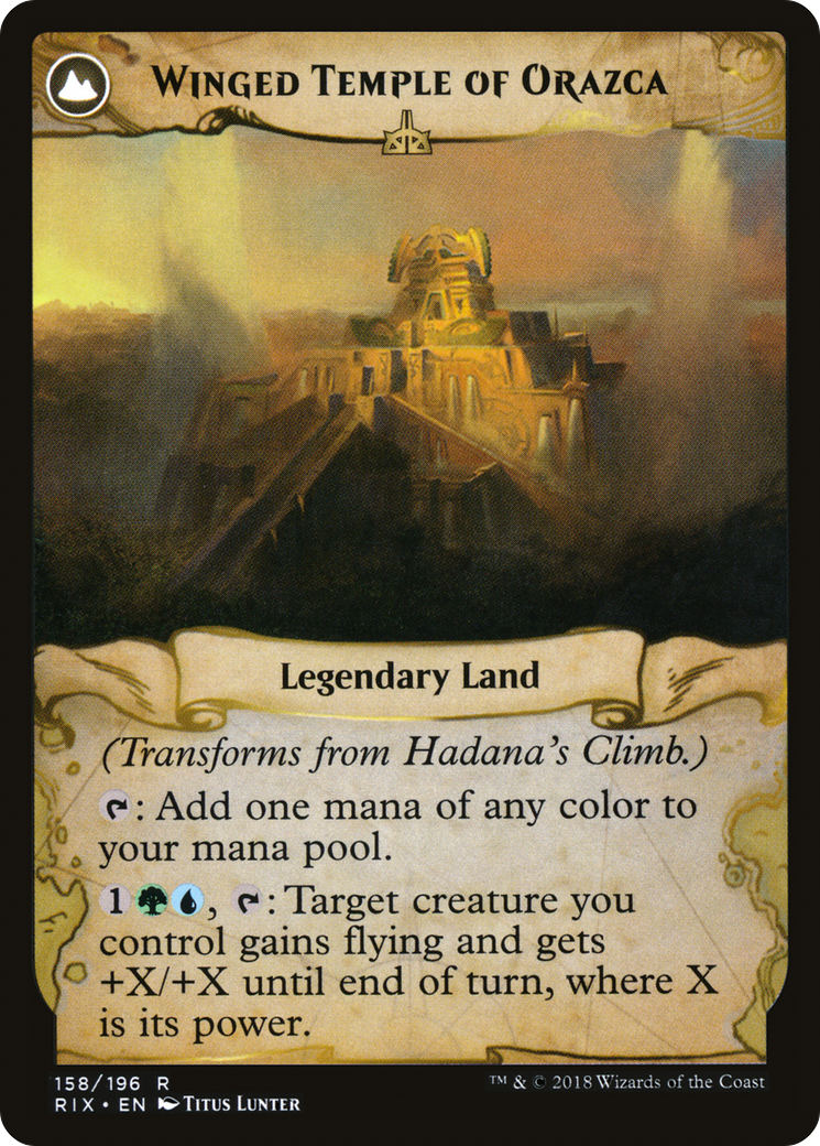 Hadana's Climb // Winged Temple of Orazca [Secret Lair: From Cute to Brute] | Good Games Cannington