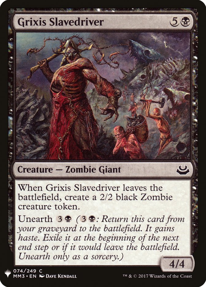 Grixis Slavedriver [Mystery Booster] | Good Games Cannington