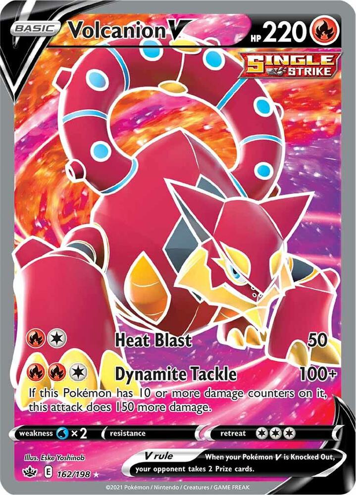 Volcanion V 162/198 (SWSH06: Chilling Reign)  - Holofoil | Good Games Cannington
