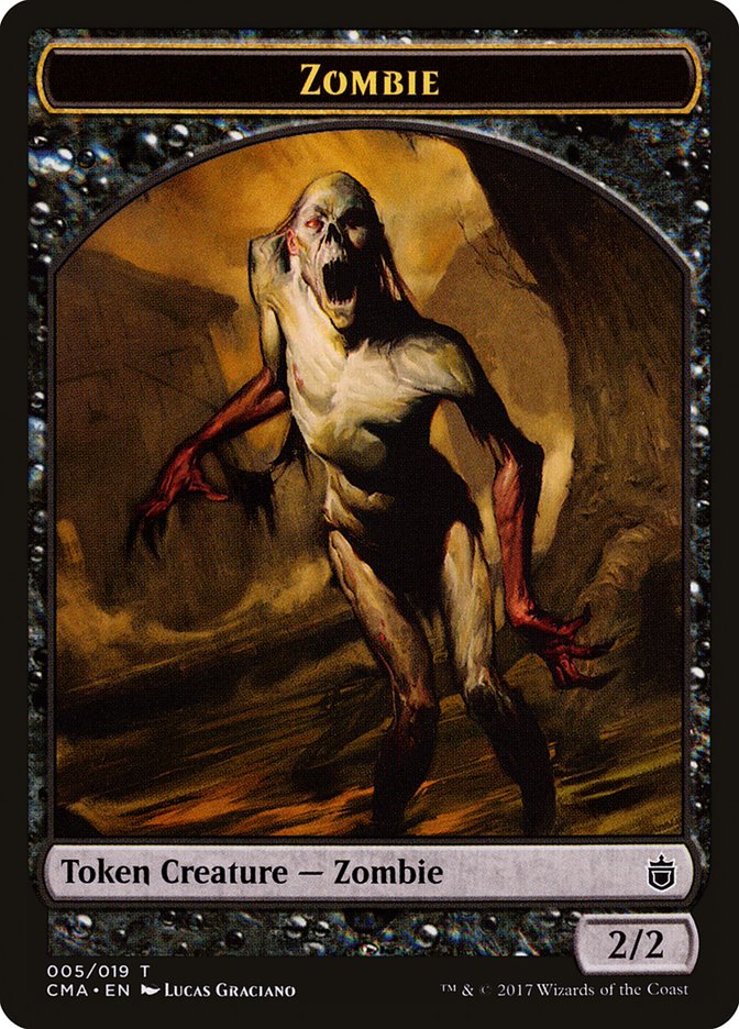 Zombie Token [Commander Anthology Tokens] | Good Games Cannington