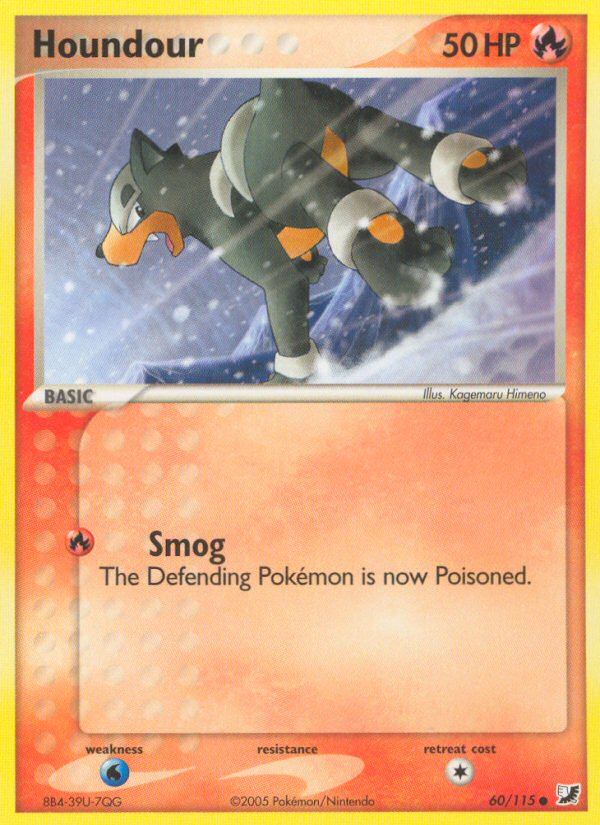 Houndour (60/115) [EX: Unseen Forces] | Good Games Cannington