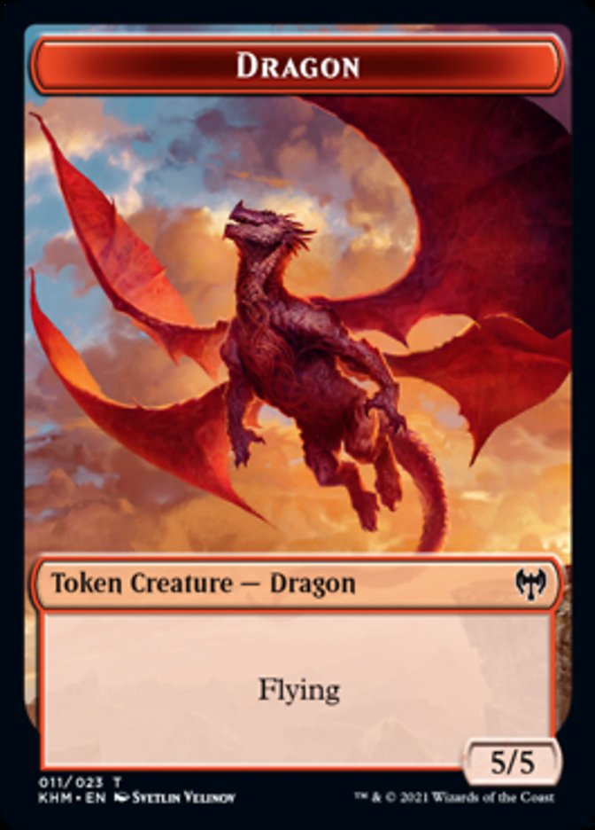 Dragon Token [Kaldheim Tokens] | Good Games Cannington