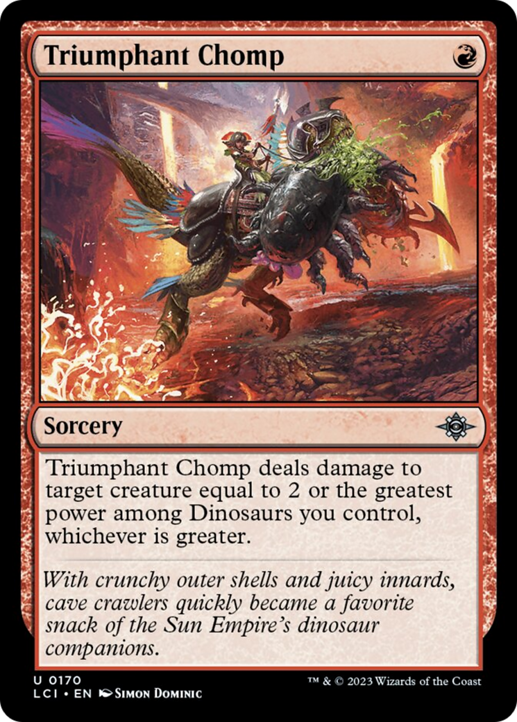 Triumphant Chomp [The Lost Caverns of Ixalan] | Good Games Cannington