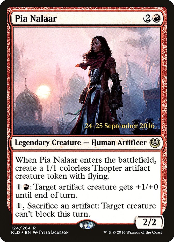 Pia Nalaar [Kaladesh Prerelease Promos] | Good Games Cannington