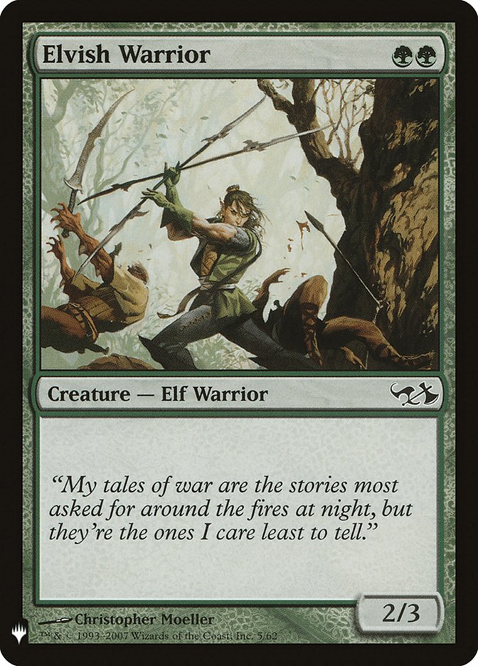 Elvish Warrior [Mystery Booster] | Good Games Cannington