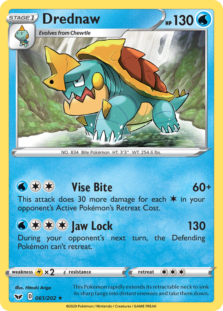 Drednaw (061/202) [Sword & Shield: Base Set] | Good Games Cannington