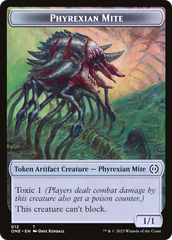 Phyrexian Mite (012) // The Hollow Sentinel Double-Sided Token [Phyrexia: All Will Be One Tokens] | Good Games Cannington
