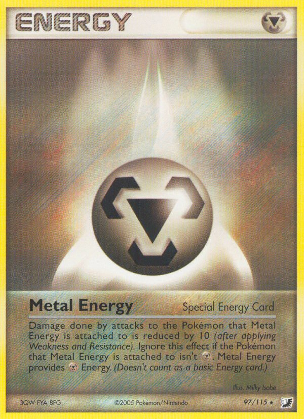 Metal Energy (97/115) [EX: Unseen Forces] | Good Games Cannington