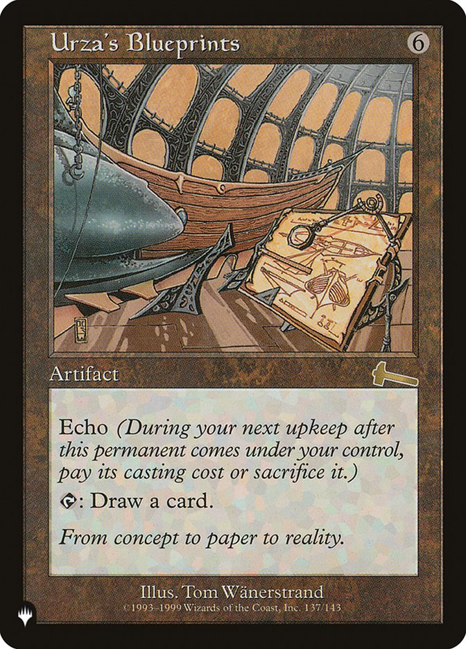 Urza's Blueprints [The List] | Good Games Cannington