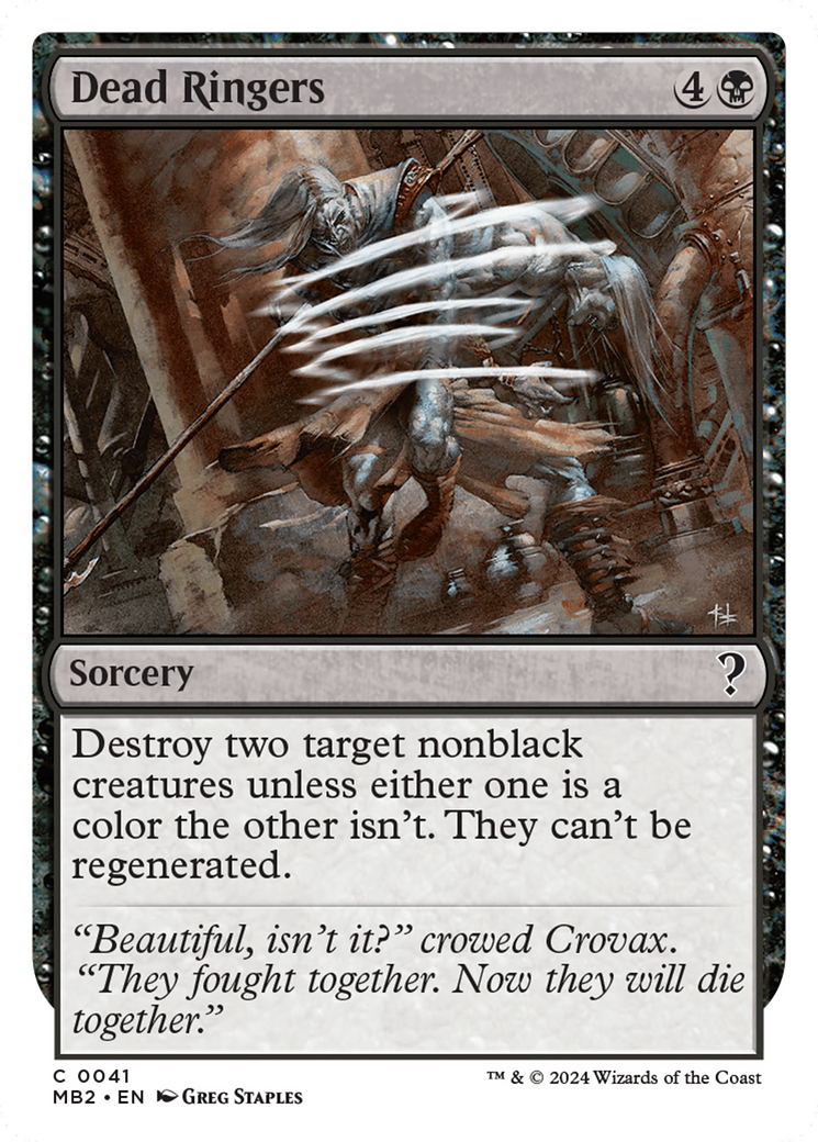 Dead Ringers (White Border) [Mystery Booster 2] | Good Games Cannington