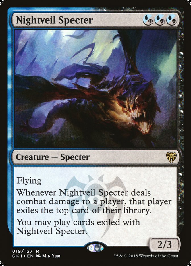 Nightveil Specter [Guilds of Ravnica Guild Kit] | Good Games Cannington