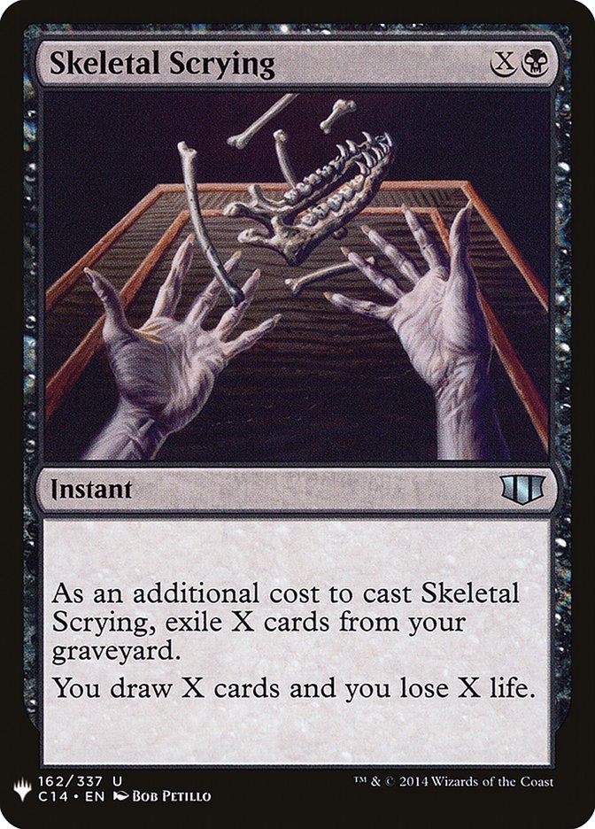 Skeletal Scrying [Mystery Booster] | Good Games Cannington