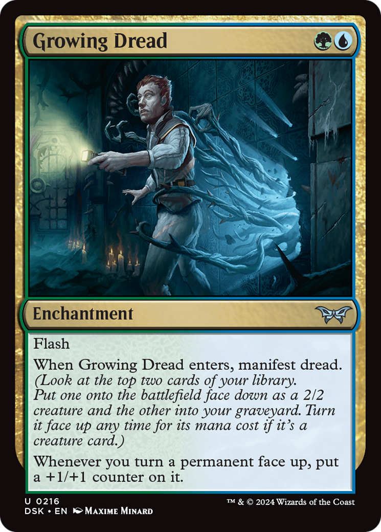 Growing Dread [Duskmourn: House of Horror] | Good Games Cannington