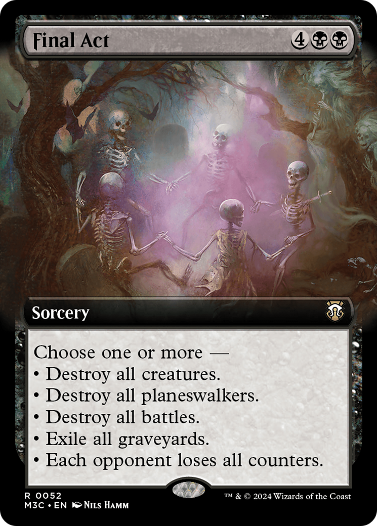 Final Act (Extended Art) (Ripple Foil) [Modern Horizons 3 Commander] | Good Games Cannington