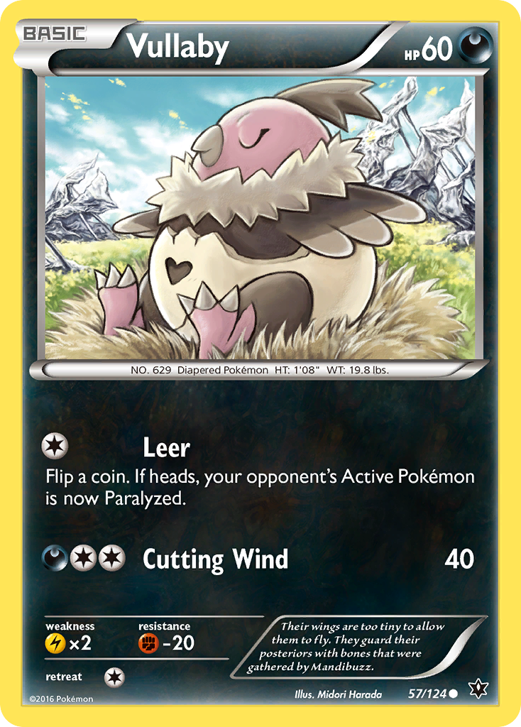 Vullaby (57/124) [XY: Fates Collide] | Good Games Cannington