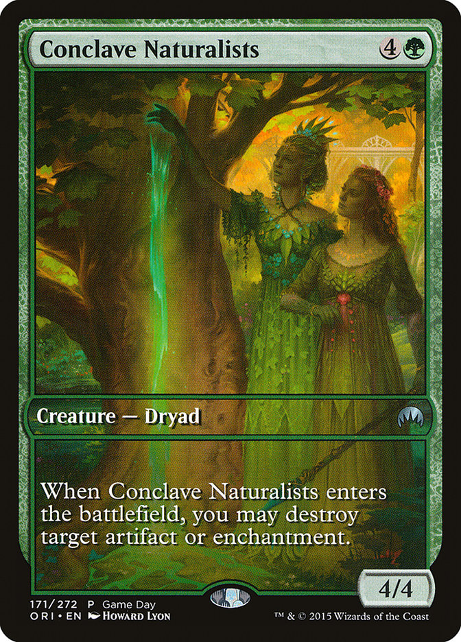 Conclave Naturalists (Game Day) [Magic Origins Promos] | Good Games Cannington