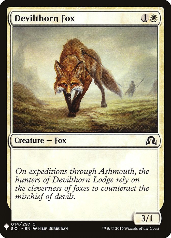 Devilthorn Fox [Mystery Booster] | Good Games Cannington