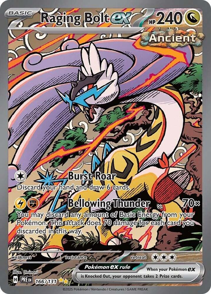 Raging Bolt ex (166/131) [Scarlet & Violet: Prismatic Evolutions] | Good Games Cannington