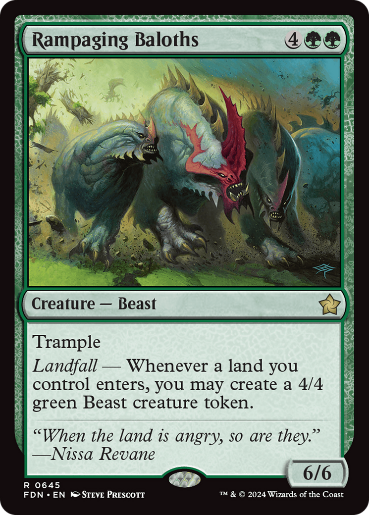 Rampaging Baloths [Foundations] | Good Games Cannington