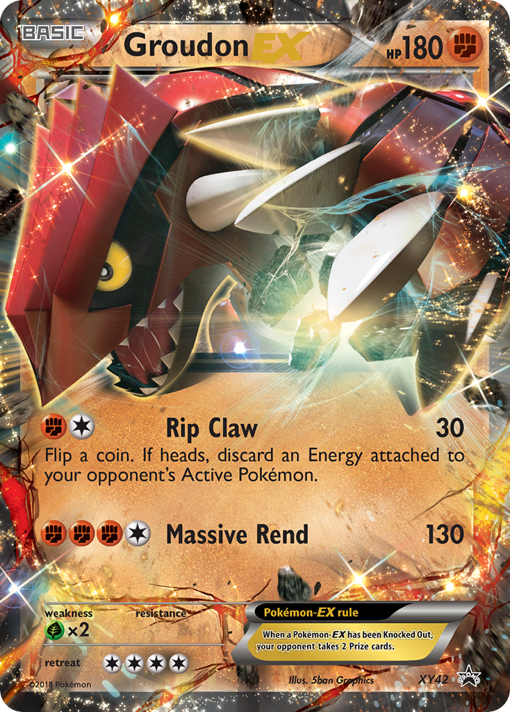 Groudon EX (XY42) [XY: Black Star Promos] | Good Games Cannington