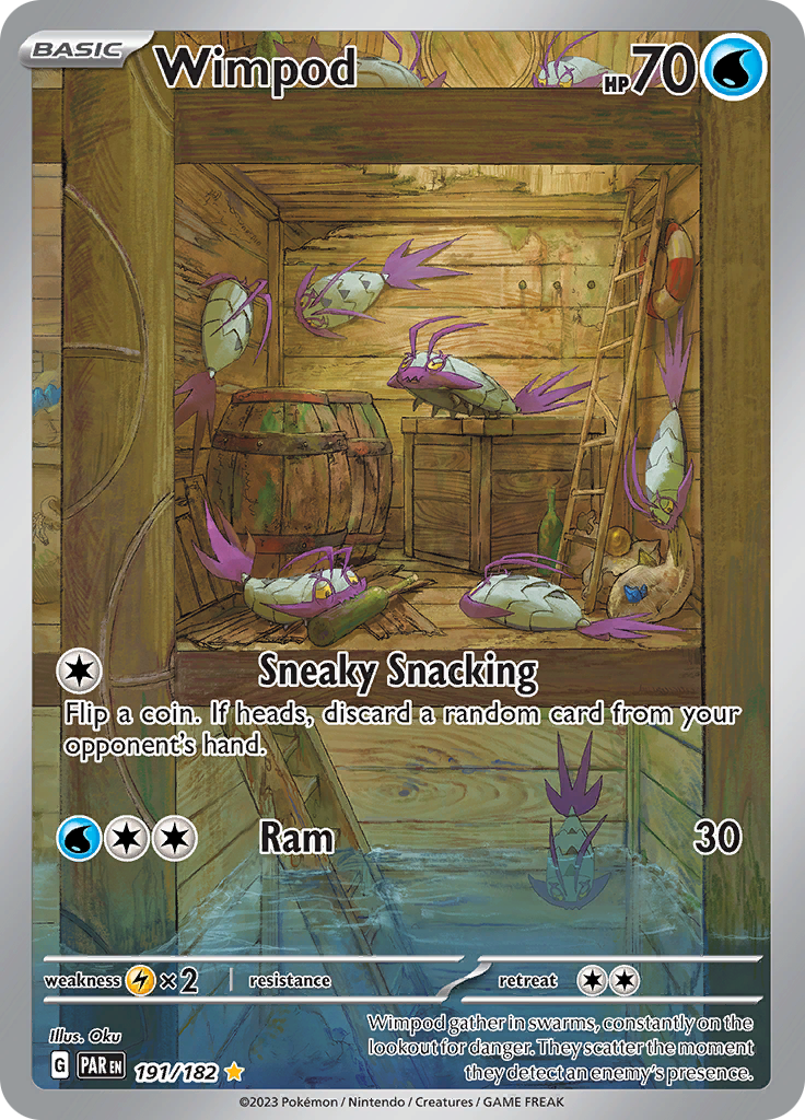 Wimpod (191/182) [Scarlet & Violet: Paradox Rift] | Good Games Cannington