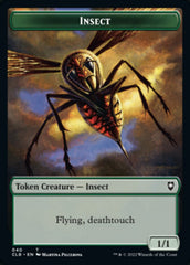 Spider // Insect Double-Sided Token [Commander Legends: Battle for Baldur's Gate Tokens] | Good Games Cannington