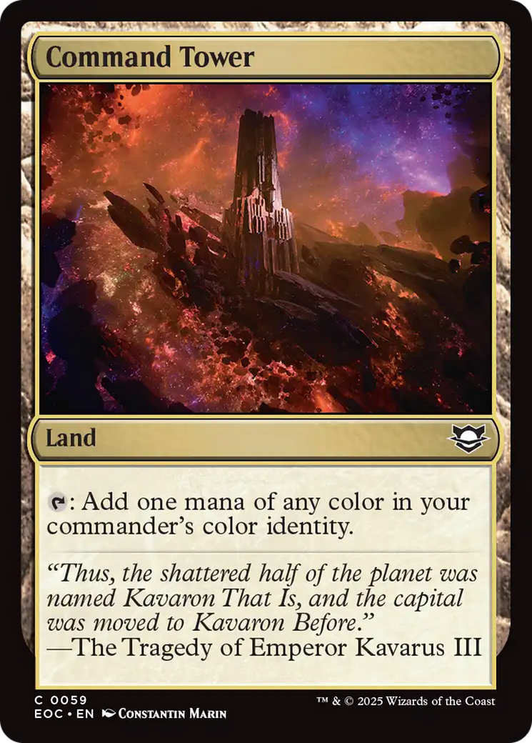 Command Tower [Edge of Eternities Commander] | Good Games Cannington