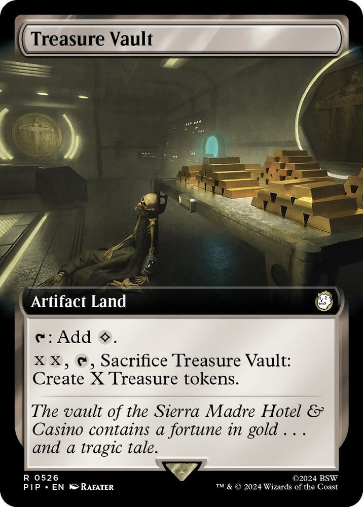 Treasure Vault 526/326 (Universes Beyond: Fallout)  - Extended Art | Good Games Cannington