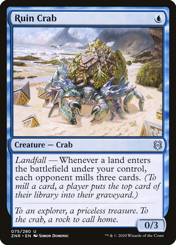 Ruin Crab 75 (Zendikar Rising)  | Good Games Cannington