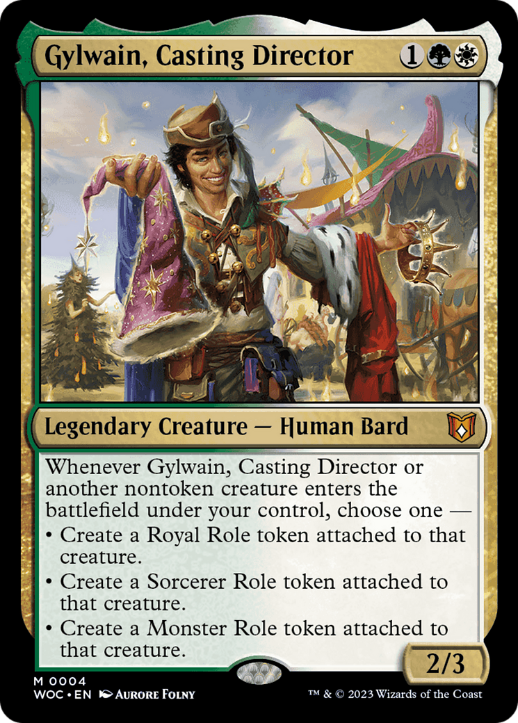 Gylwain, Casting Director [Wilds of Eldraine Commander] | Good Games Cannington