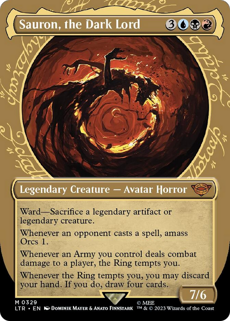 Sauron, the Dark Lord (Showcase Ring Frame) [The Lord of the Rings: Tales of Middle-Earth] | Good Games Cannington