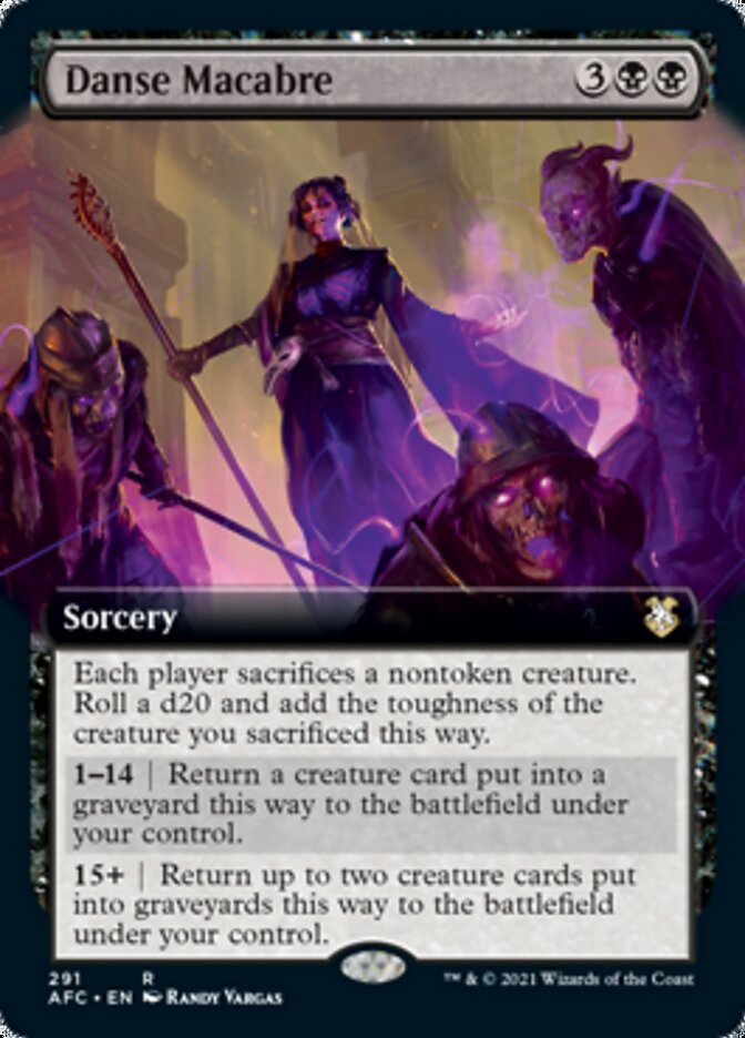 Danse Macabre (Extended Art) [Dungeons & Dragons: Adventures in the Forgotten Realms Commander] | Good Games Cannington