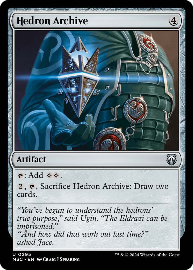 Hedron Archive (Ripple Foil) [Modern Horizons 3 Commander] | Good Games Cannington