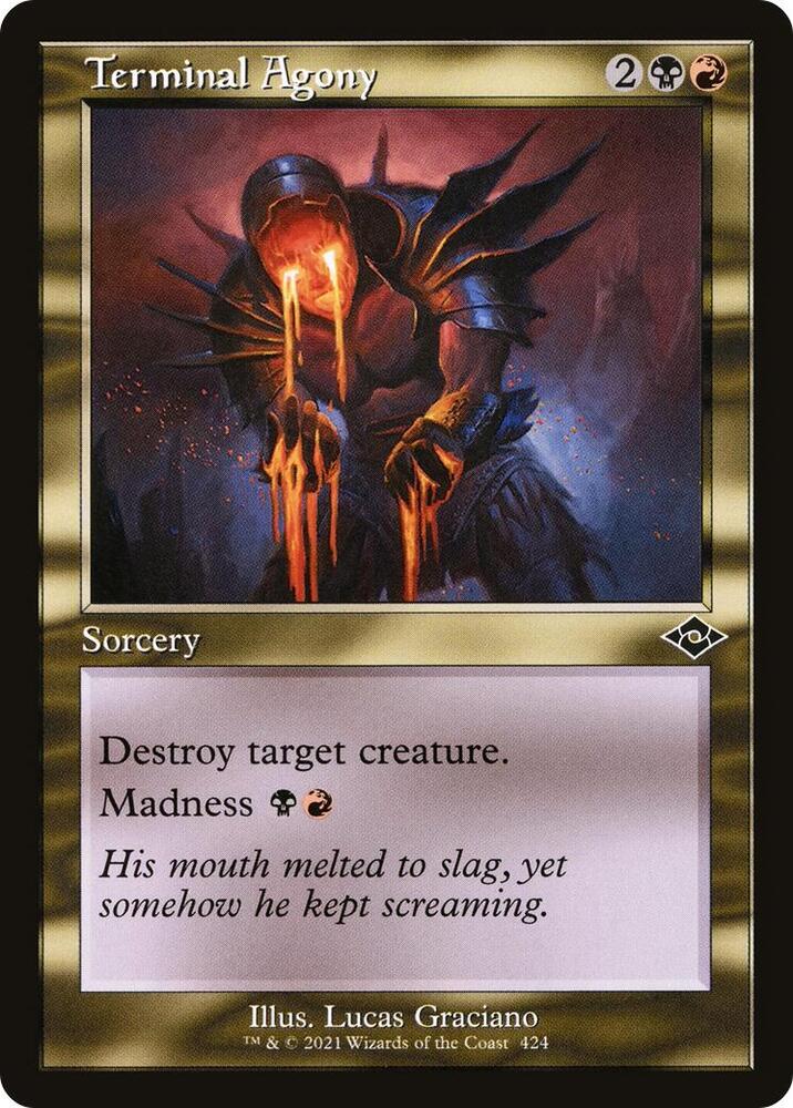 Terminal Agony Retro Frame 424 (Modern Horizons 2)  | Good Games Cannington