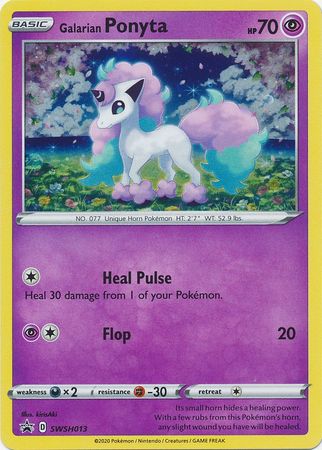 Galarian Ponyta (SWSH013) [Sword & Shield: Black Star Promos] | Good Games Cannington