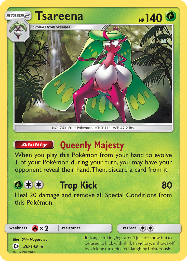 Tsareena (20/149) [Sun & Moon: Base Set] | Good Games Cannington