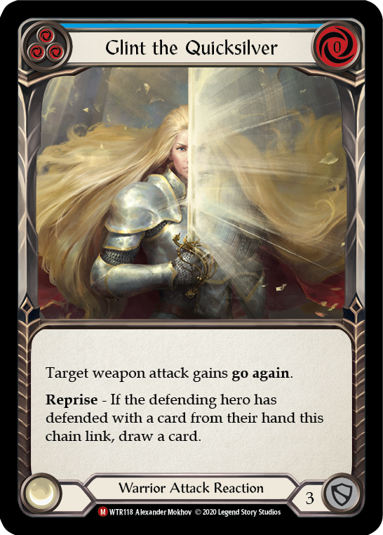 Glint the Quicksilver [U-WTR118] (Welcome to Rathe Unlimited)  Unlimited Rainbow Foil | Good Games Cannington
