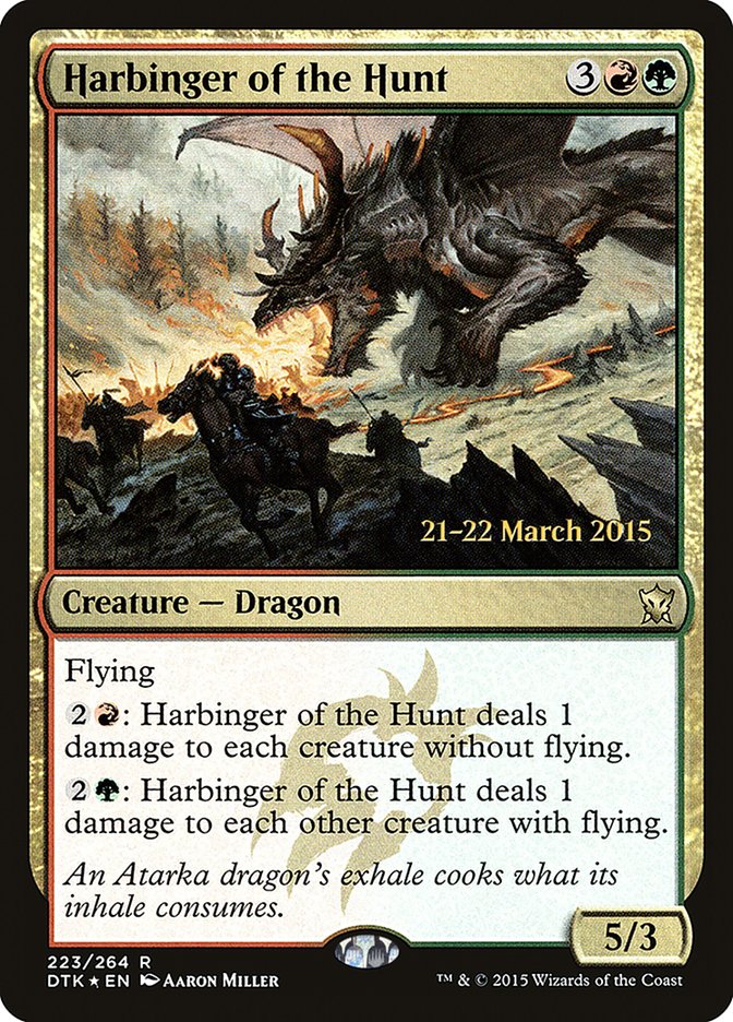 Harbinger of the Hunt [Dragons of Tarkir Prerelease Promos] | Good Games Cannington
