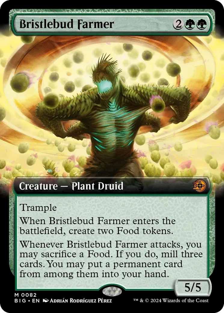 Bristlebud Farmer (Extended Art) [Outlaws of Thunder Junction: The Big Score] | Good Games Cannington