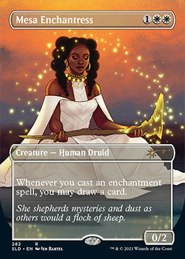 Mesa Enchantress (Borderless) [Secret Lair Drop Series] | Good Games Cannington
