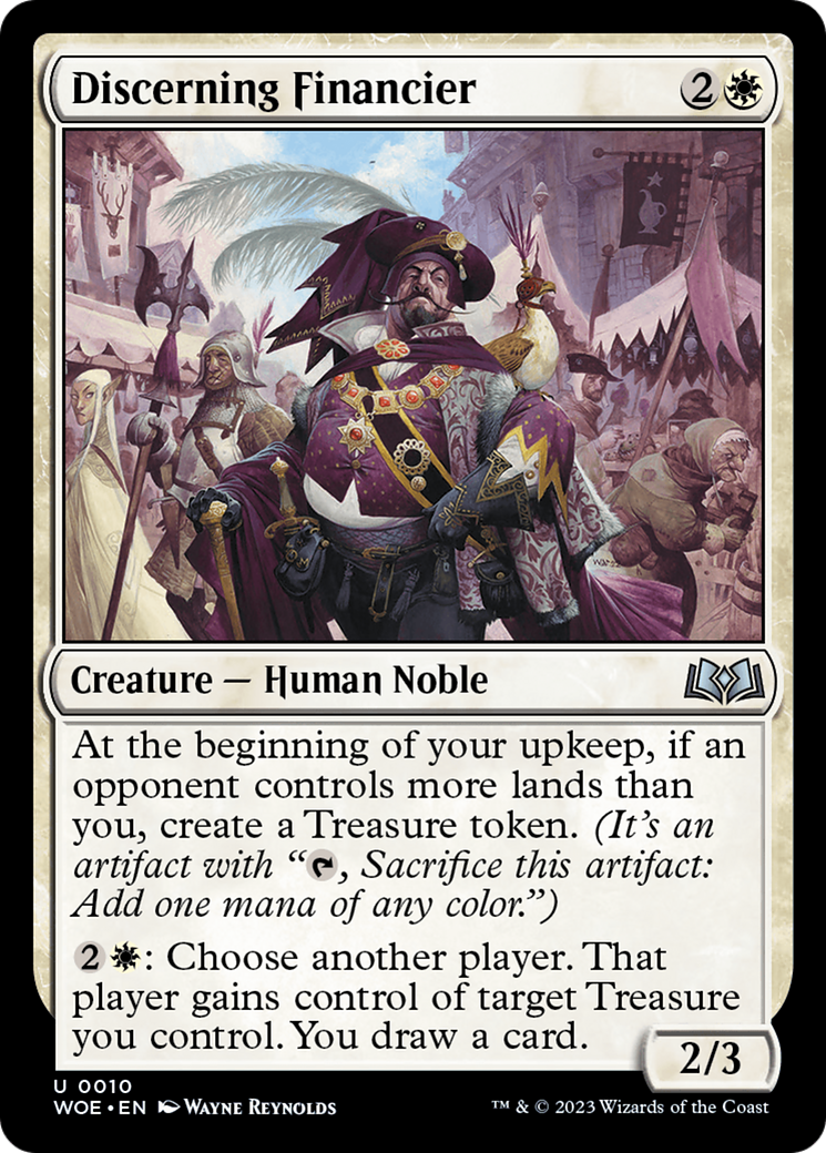 Discerning Financier [Wilds of Eldraine] | Good Games Cannington