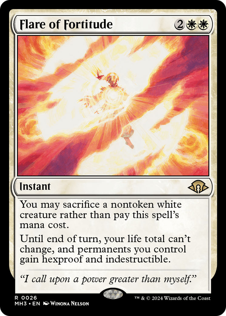 Flare of Fortitude [Modern Horizons 3] | Good Games Cannington
