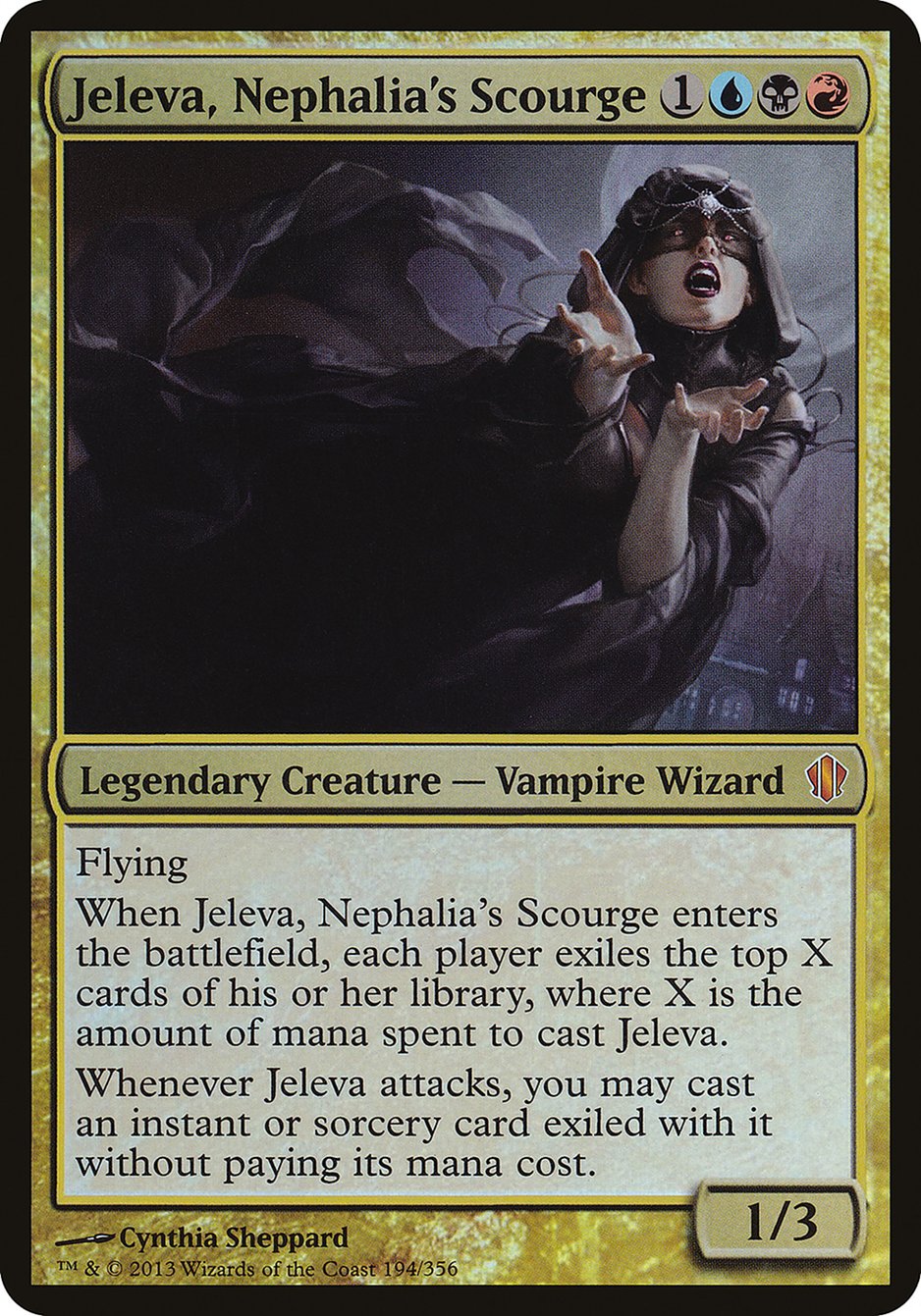 Jeleva, Nephalia's Scourge (Oversized) [Commander 2013 Oversized] | Good Games Cannington
