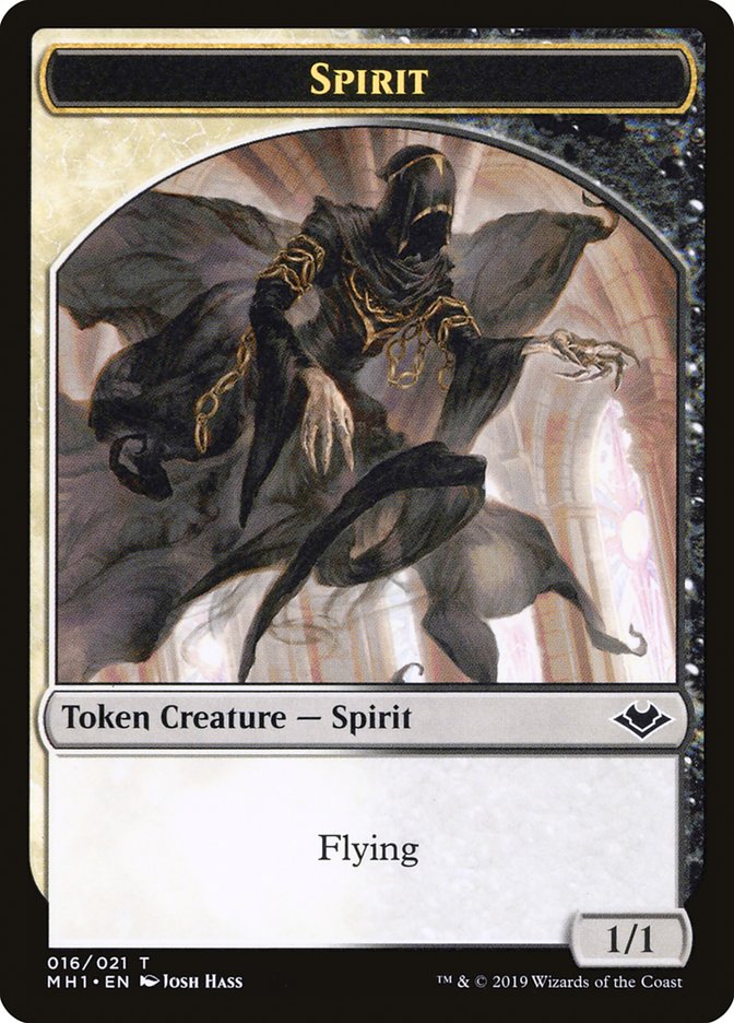 Rhino (013) // Spirit (016) Double-Sided Token [Modern Horizons Tokens] | Good Games Cannington