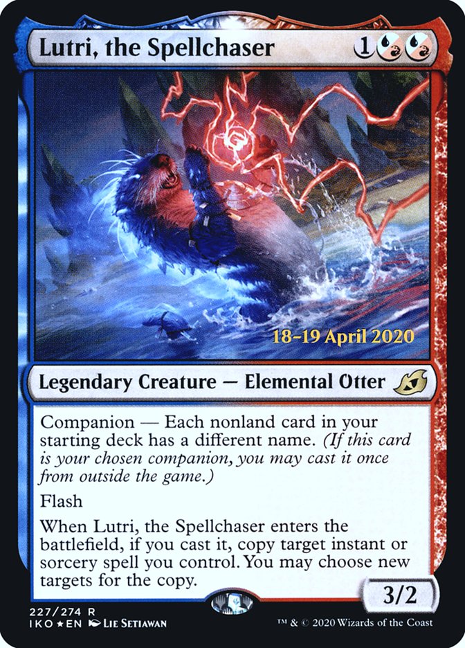 Lutri, the Spellchaser [Ikoria: Lair of Behemoths Prerelease Promos] | Good Games Cannington