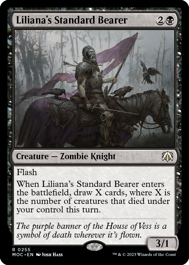 Liliana's Standard Bearer [March of the Machine Commander] | Good Games Cannington