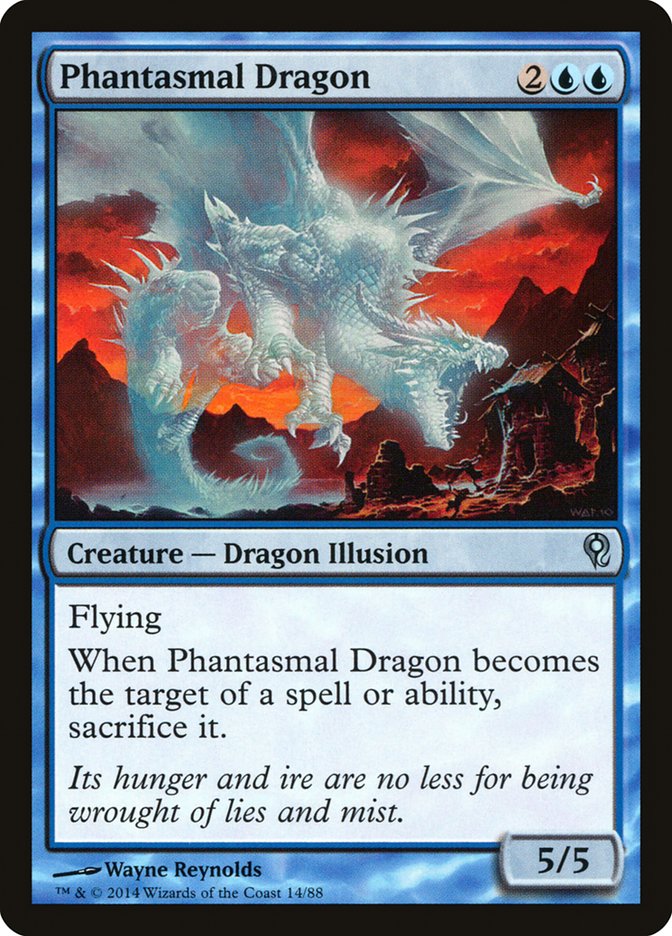 Phantasmal Dragon [Duel Decks: Jace vs. Vraska] | Good Games Cannington