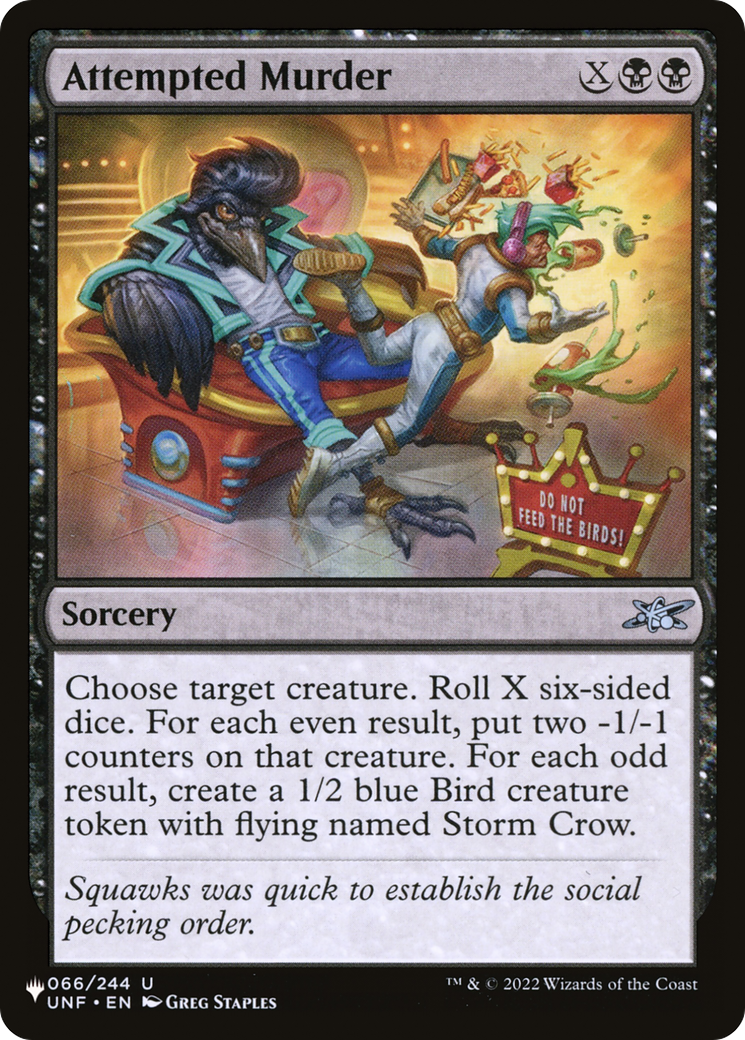 Attempted Murder [The List] | Good Games Cannington