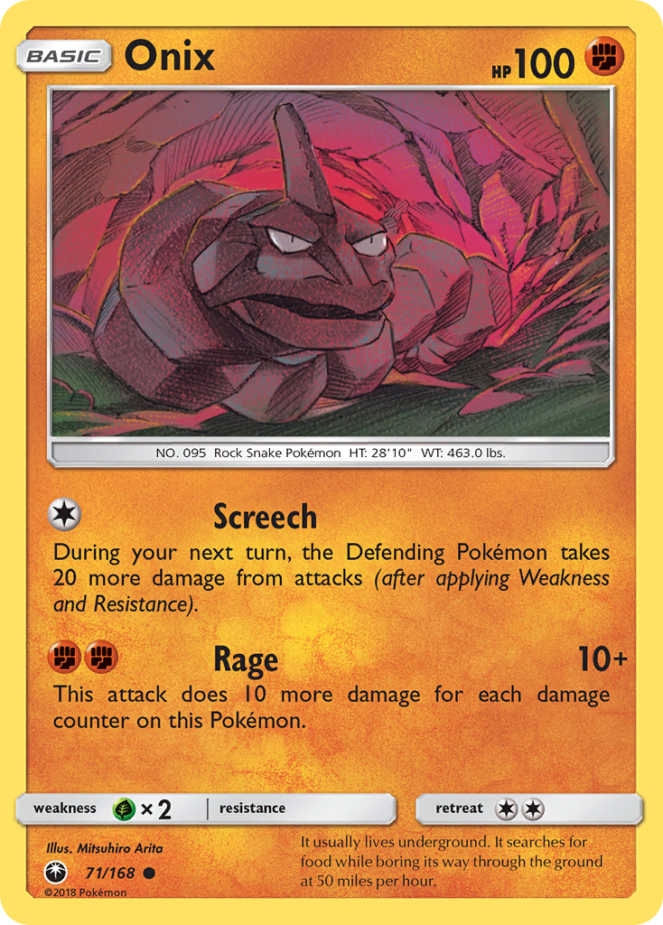 Onix (71/168) [Sun & Moon: Celestial Storm] | Good Games Cannington